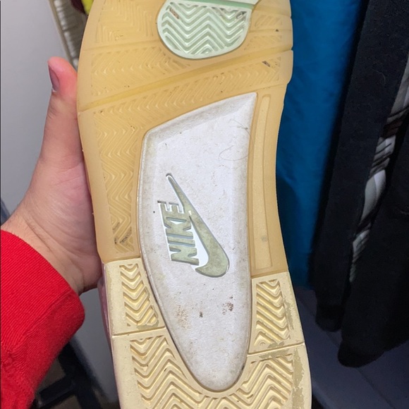 Off White “Sail” Jordan 4’s (Size 12) - Picture 3 of 8